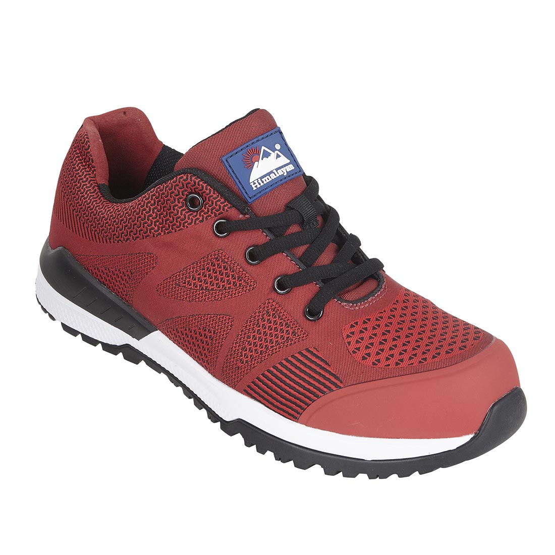 Himalayan 4313 Bounce Non Metallic Red S1P Lightweight Safety Trainers UK 12