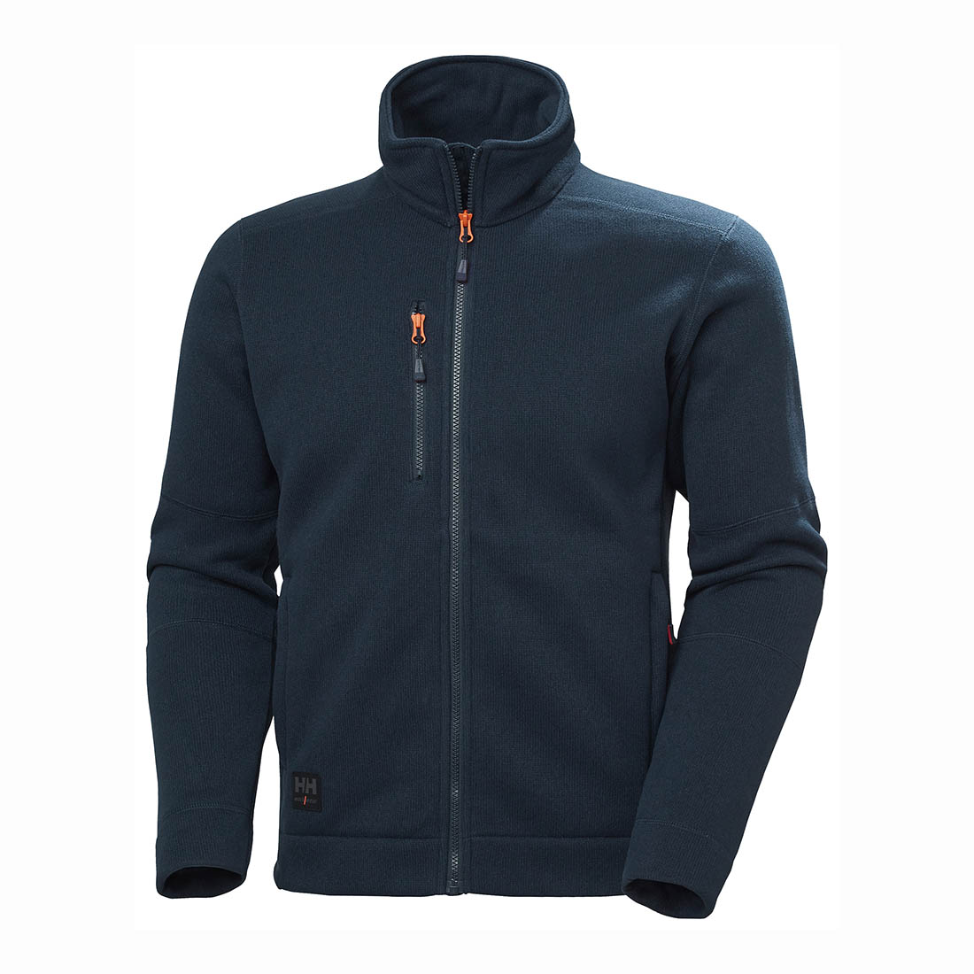 Helly Hansen Kensington Navy Full Zip Knitted Fleece Workwear Jacket 4X Large