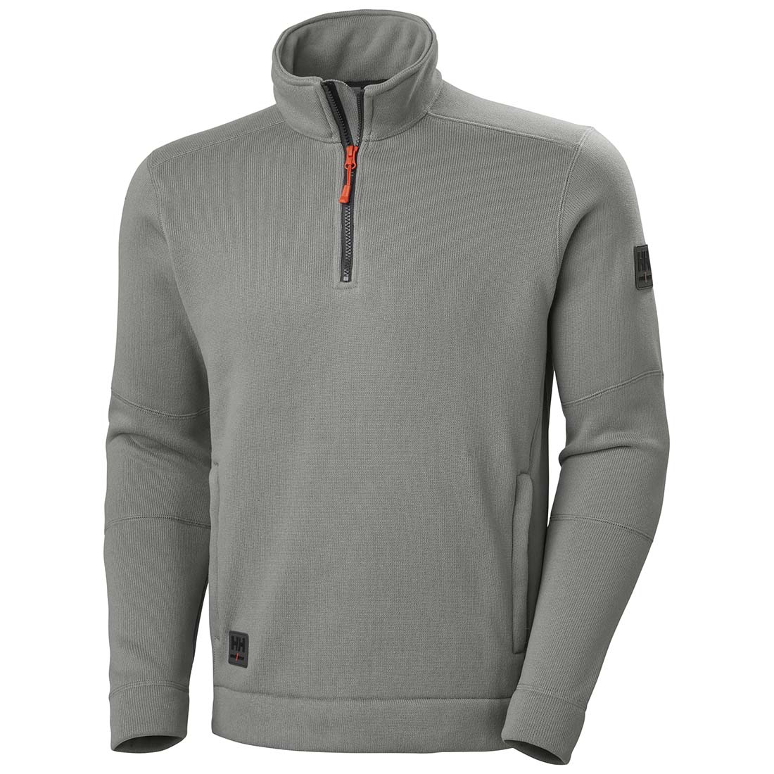 Helly Hansen 72251 Kensington Half Zip Polartec Grey Work Fleece Jacket Large