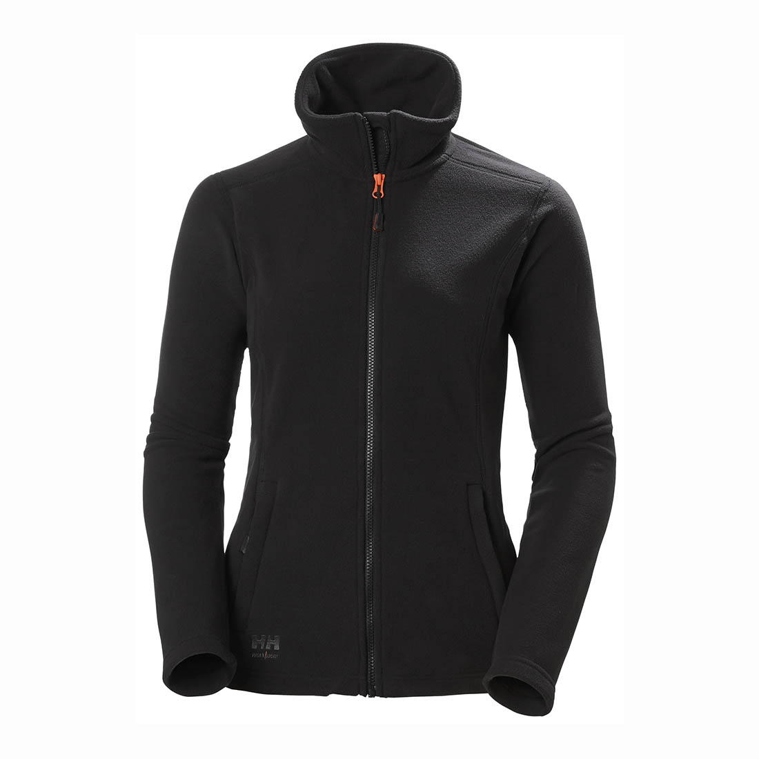 Helly Hansen Luna Black Zipped Front Polartec Fleece Ladies Work Jacket X Small