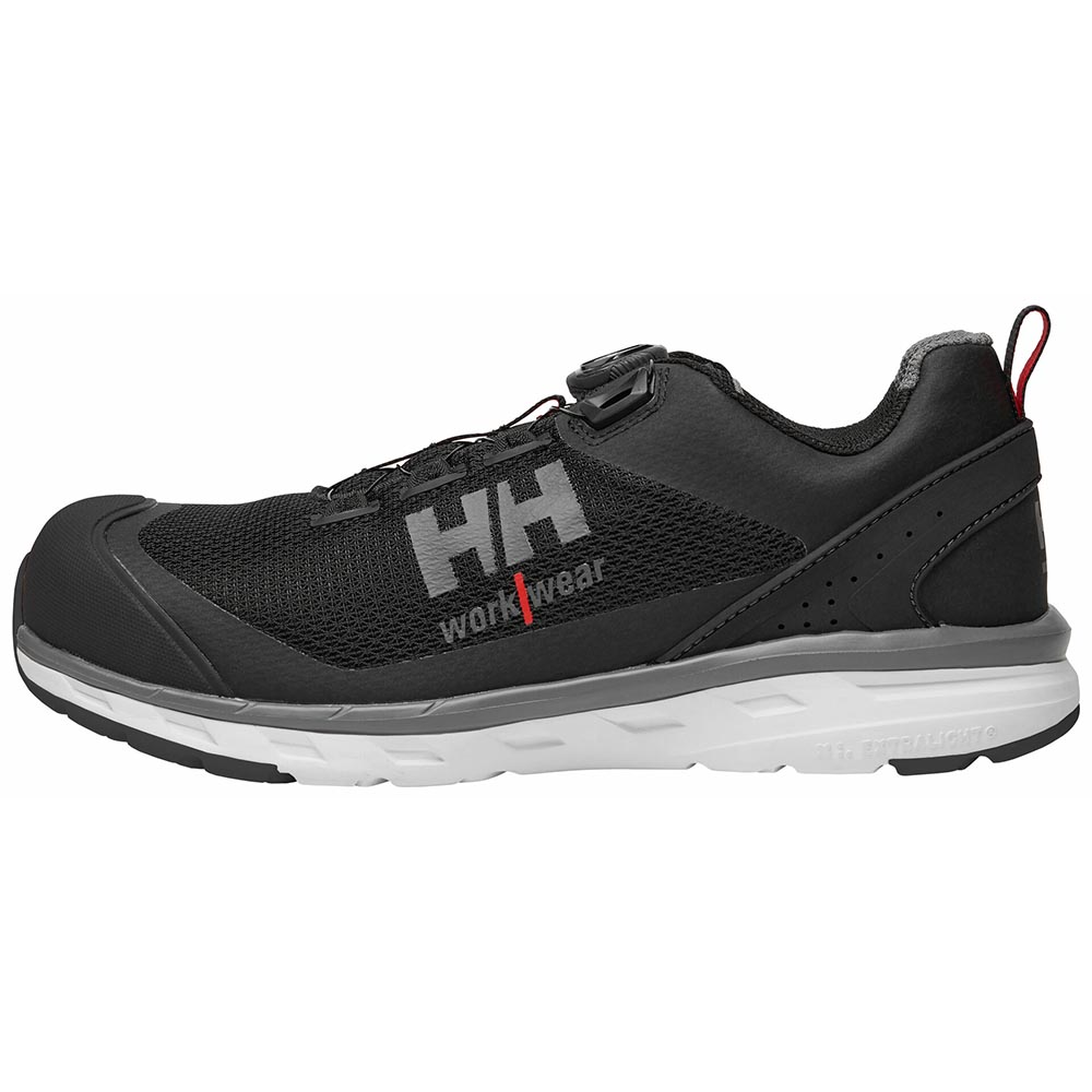 Helly Hansen Chelsea Evo BRZ Low ESD Black Grey BOA Safety Trainers UK 2