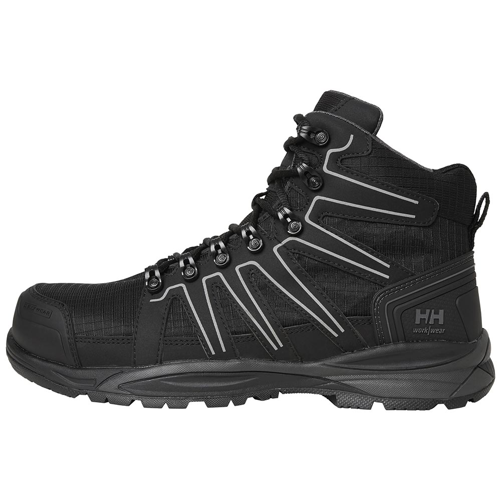 Helly Hansen Manchester Mid S3 Black Metal Free Lightweight Safety Boots UK 2
