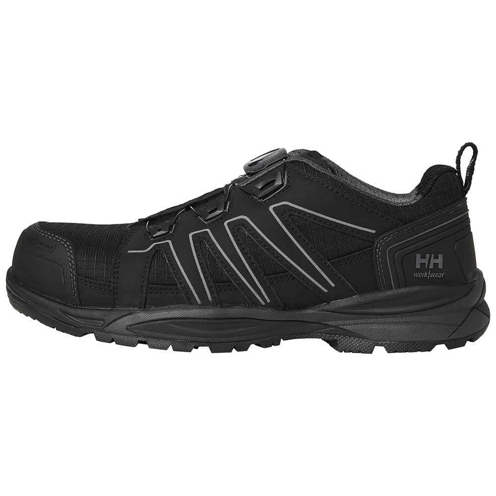 Helly Hansen Manchester Low ESD S3 Black Metal Free BOA Safety Trainers UK 3