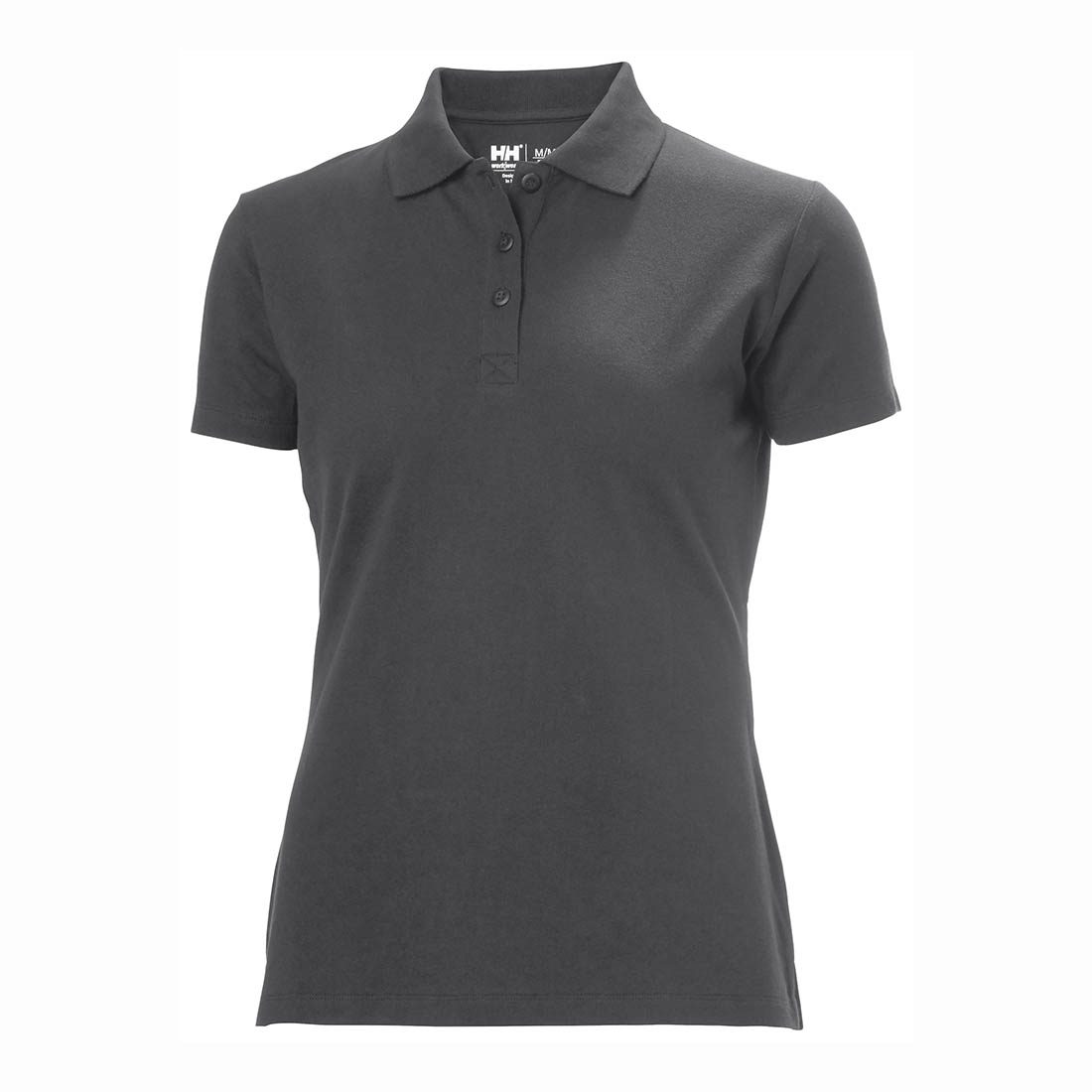 Helly Hansen Manchester Grey Cotton Short Sleeve Ladies Polo Shirt X Small