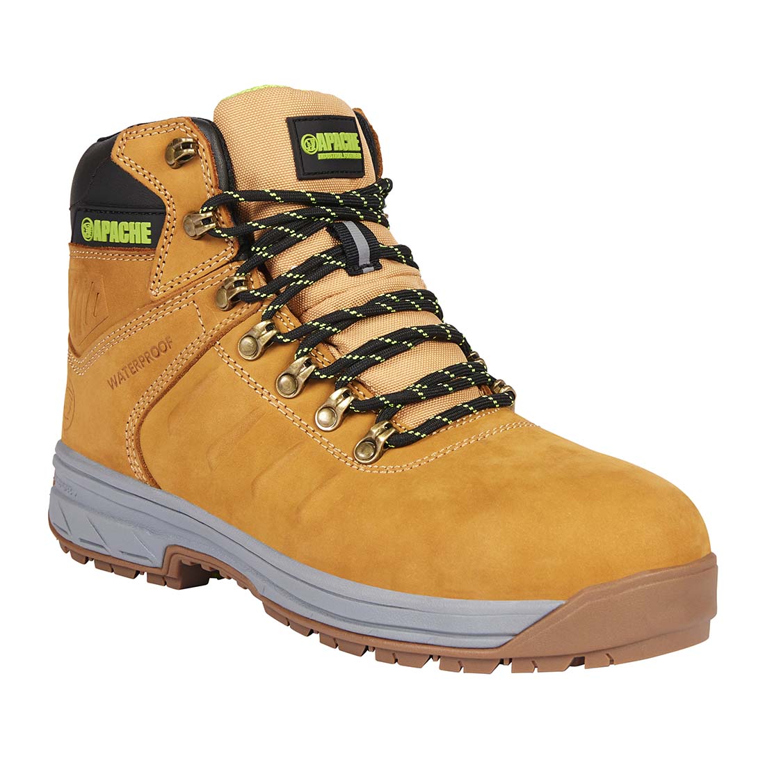 Apache MooseJaw Honey Nubuck Waterproof XTS Xtra Hiker Safety Boots UK 9
