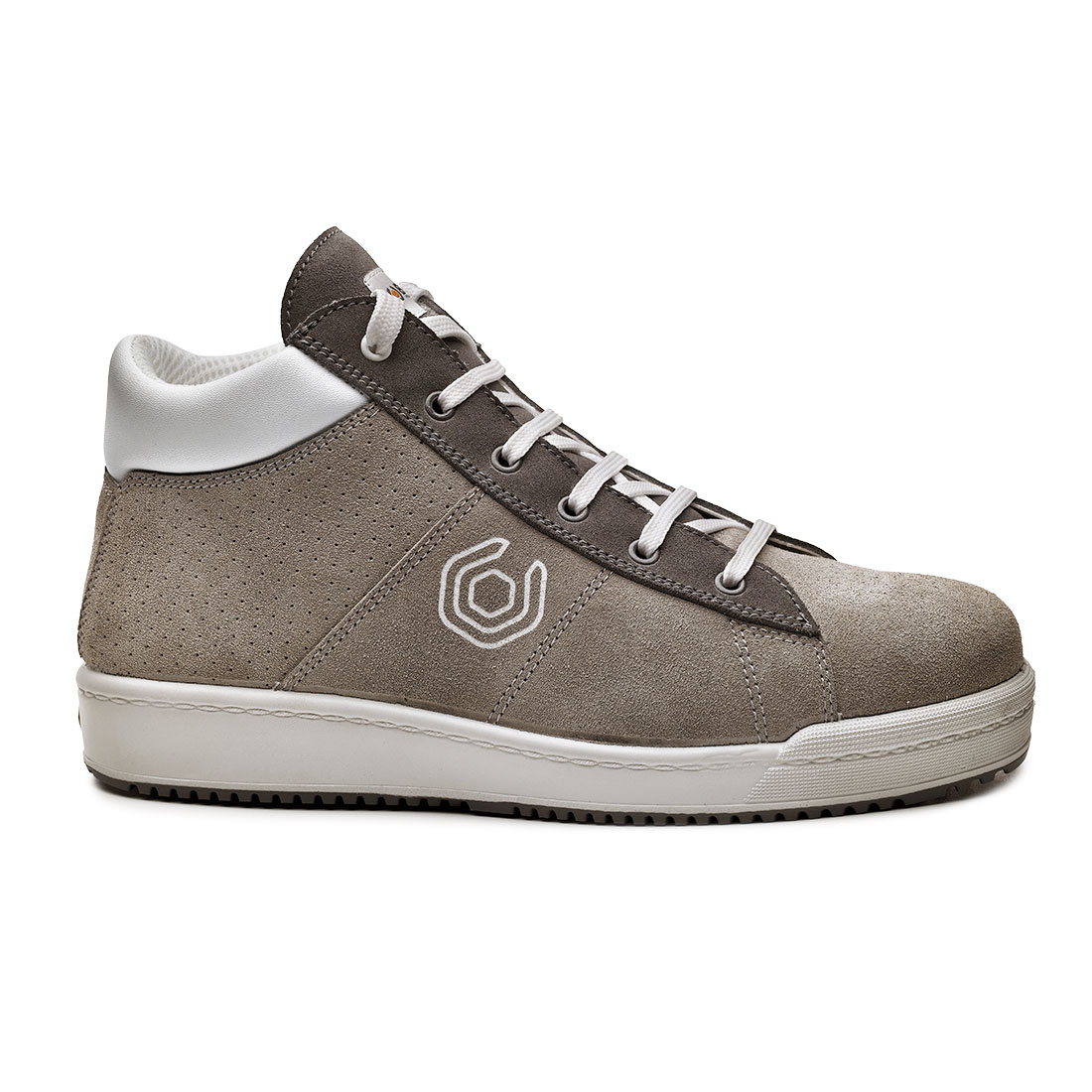 Base B0252 PIXEL TOP GREY SUEDE LEATHER S1P SRC SAFETY WORK BOOTS UK 4