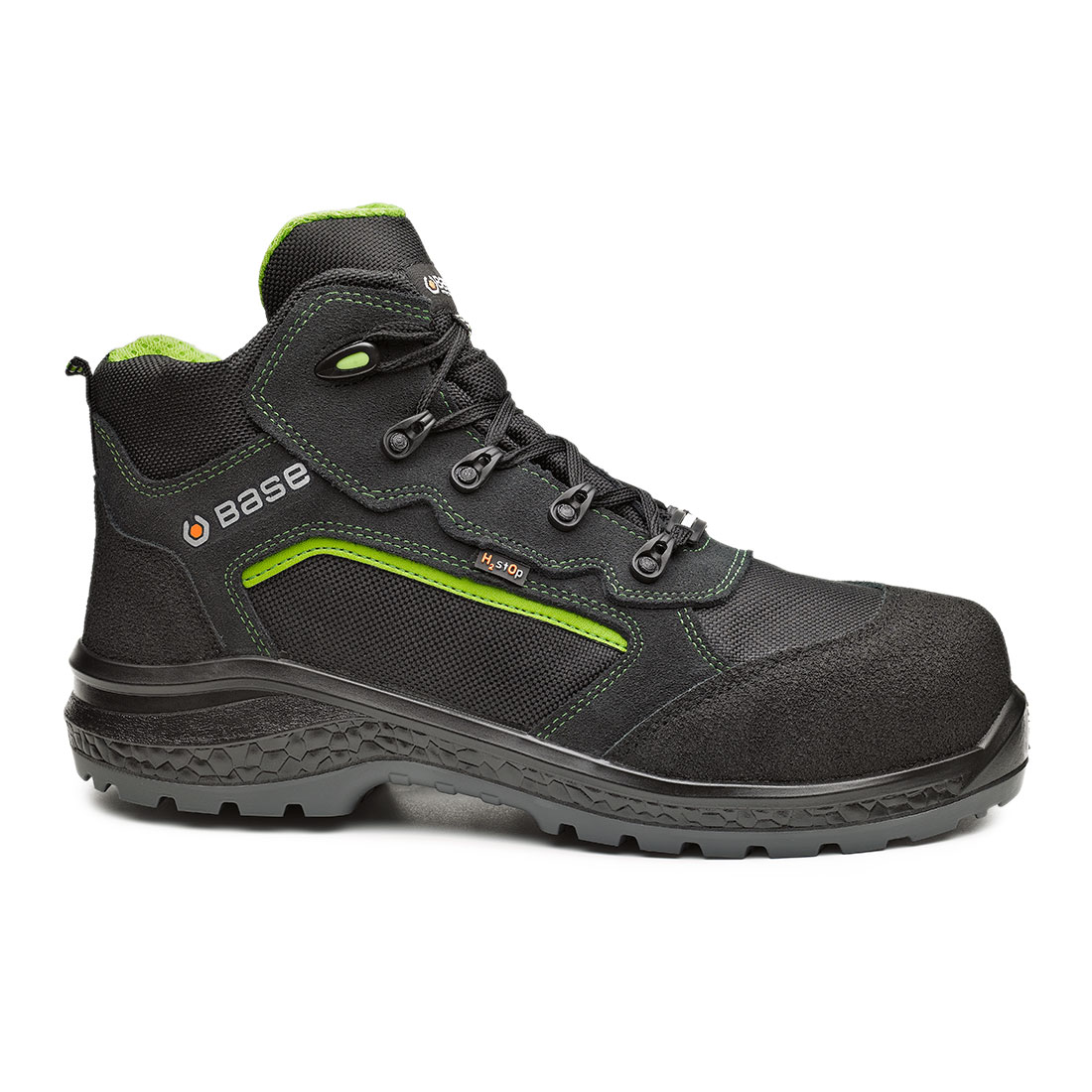 Base BePowerful Top B0898 Metal Free Black S3 Waterproof Safety Boots UK 4