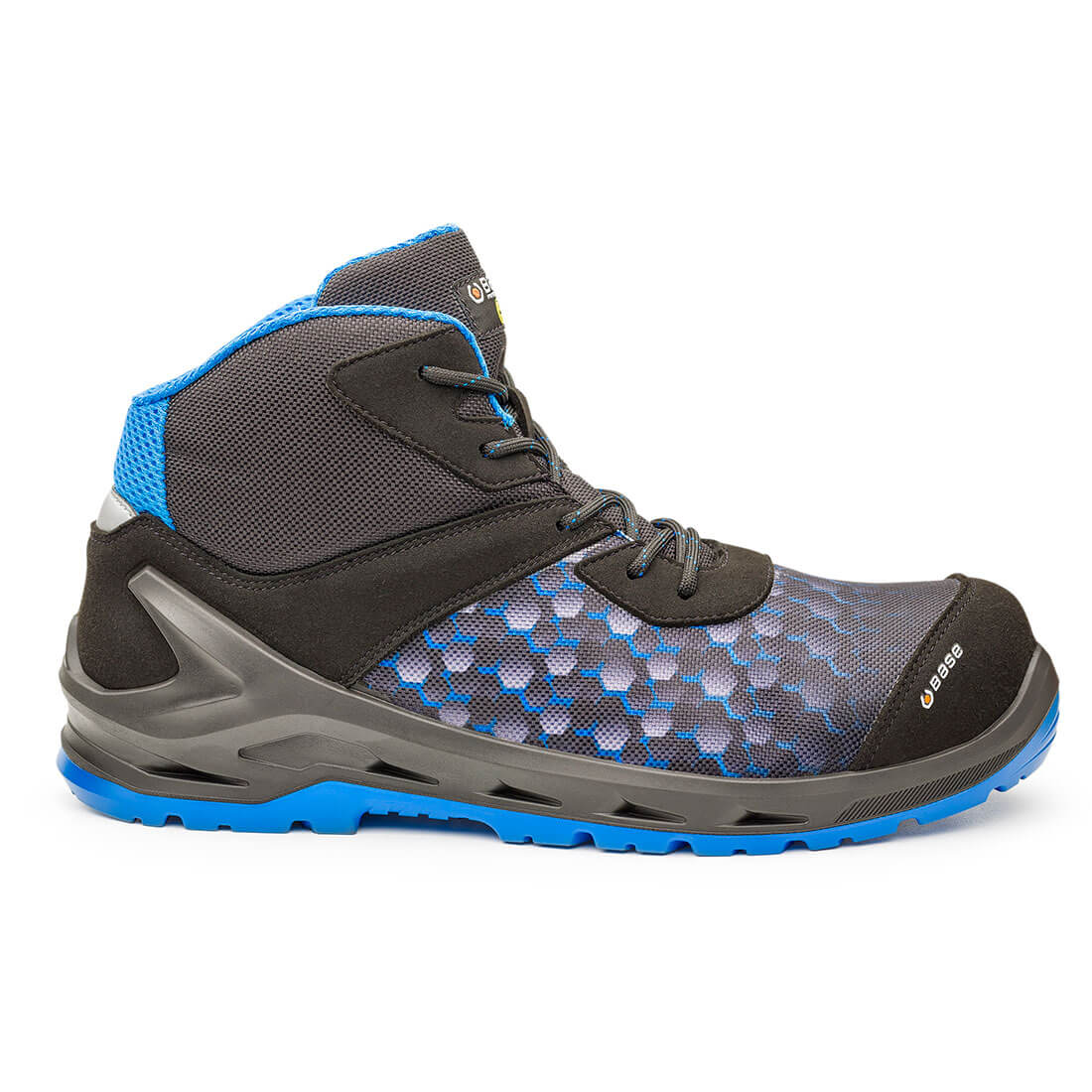 Base iRobox Top B1209 Grey Cobalt Metal Free ESD S3 SRC Safety Boots UK 3