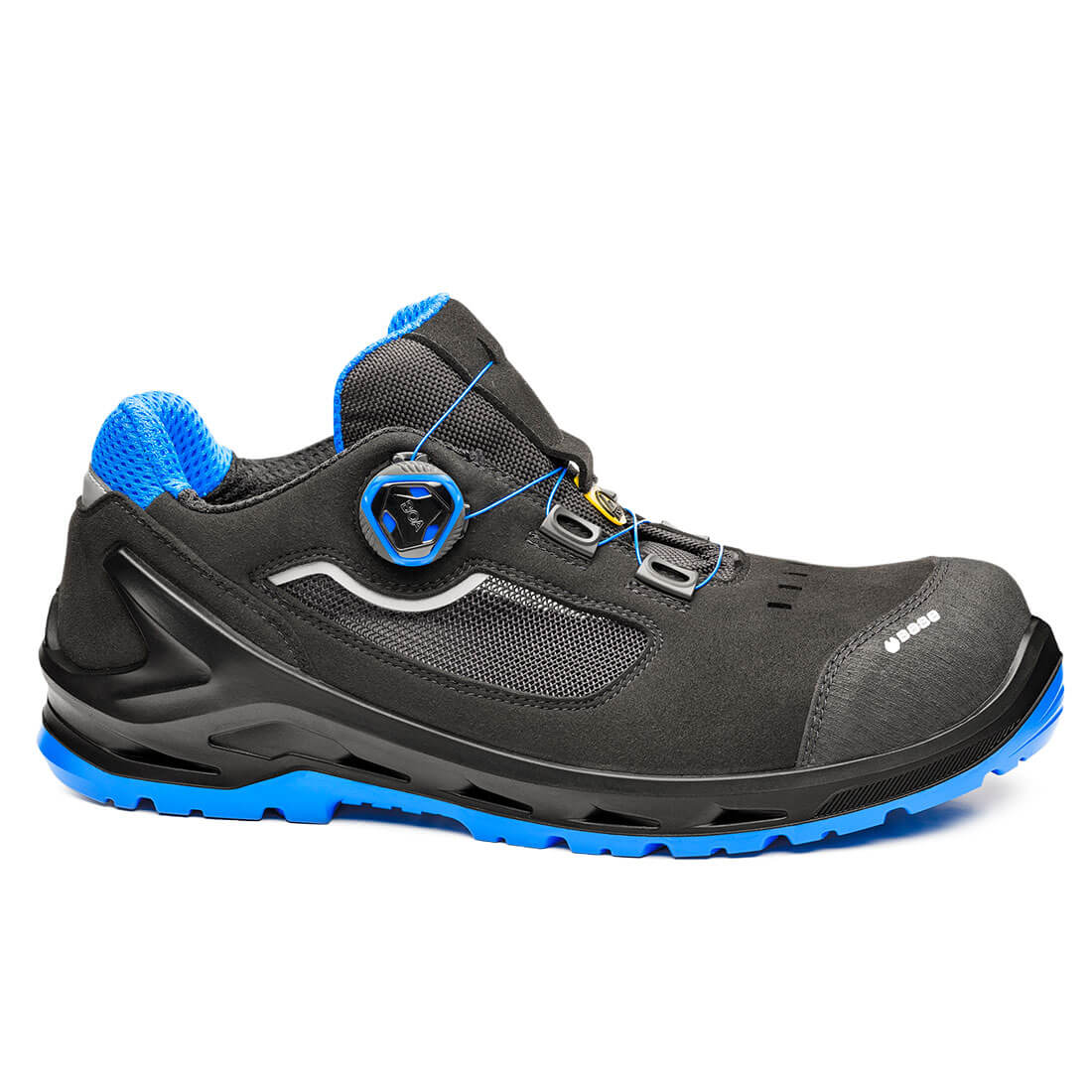 Base B1223 ICODE BLACK ESD METAL FREE BOA FASTENING SAFETY TRAINERS UK 6