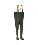 ELKA 170000B WIDE MODEL WATERPROOF NON SAFETY OLIVE GREEN CHEST WADERS