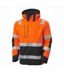 Helly Hansen Alna 2 High Vis Orange Black Waterproof Shell Work Jacket