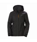 Helly Hansen Luna Black Waterproof Hooded Ladies Shell Workwear Jacket