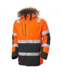 Helly Hansen 71393 Alna 2 Orange Ebony Hi Vis Waterproof Winter Parka