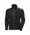 Helly Hansen Kensington Black Full Zip Knitted Fleece Workwear Jacket