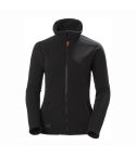 Helly Hansen Luna Black Zipped Front Polartec Fleece Ladies Work Jacket