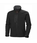 Helly Hansen Kensington Black Zipped Front Softshell Workwear Jacket