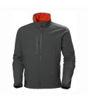 Helly Hansen Kensington Grey Zipped Front Softshell Workwear Jacket