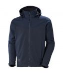 Helly Hansen 74290 Oxford Navy Hooded Softshell Workwear Jacket