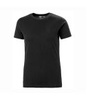 Helly Hansen Manchester Black Cotton Short Sleeve Ladies Work T Shirt