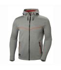 Helly Hansen Chelsea Evolution Grey Zipped Front Workwear Hoodie