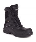 Apache Combat Metal Free Waterproof Side Zip Black Safety Boots