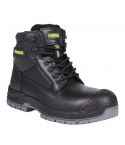 Apache Cranbrook Waterpoof Black Leather Metal Free ESD Safety Boots