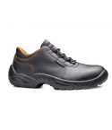 Base B0153 TERMINI WATER RESISTANT BLACK LEATHER SAFETY WORK SHOES