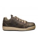 Base B0240 SELFIE WATER RESISTANT BROWN LEATHER S3 SRC SAFETY TRAINERS