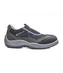 Base B0440 MECHANIC GREY SUEDE LEATHER SLIP ON SAFETY TRAINERS