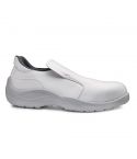 Base B0509 CADMIO WHITE MICROFIBRE VEGAN FRIENDLY SLIP ON SAFETY SHOES