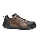 Base B0609 RAFTING BROWN LEATHER METAL FREE LIGHTWEIGHT SAFETY TRAINERS