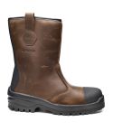 Base Elk B0745 Waxy Brown Leather Metal Free S3 SRC Safety Rigger Boots