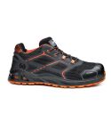 Base K Step B1004 Black Orange S1P SRC Lightweight Safety Trainers