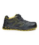 Base K Trek B1005 Black Yellow Boa QR Fastening S1P SRC Safety Trainers