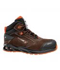 Base K Boogie Top B1042 Brown Orange Nubuck Leather S3 Safety Boots