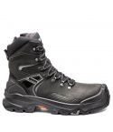 Base Fortrex B1611 T Massive High Leg Side Zip Black Leather Safey Boots