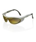 Utah Smoke Mirror Anti Fog Lens EN166 Adjustable Frame Safety Spectacles