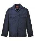 Portwest Bizweld BIZ2 Navy Flame Resistant Stud Fastening Work Jacket