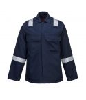 Portwest Bizweld BZ13 Navy Flame Resistant Bizweld Iona Jacket