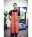 Dennys Cotton Striped Butchers Apron