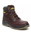 DeWalt Titanium Waterproof Brown Leather S3 Mens Safety Boots