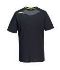 DX4 Workwear DX411 Black Short Sleeve Moisture Wicking Tee Shirt