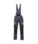 DX4 Workwear DX441 Metal Grey Kneepad Multipocket Work Bib and Brace