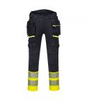 DX4 Workwear DX445 Yellow High Vis Detachable Holster Pocket Class 1 Trousers