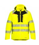 DX4 Workwear DX461 Yellow Breathable Fabric High Vis Winter Jacket