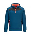 DX4 Workwear DX467 Blue Moisture Wicking Quarter Zip Hoodies