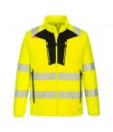 DX4 Workwear DX473 Yellow Lightweight High Vis Hybrid Baffle Jacket