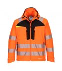 DX4 Workwear DX475 Orange Breathable Windproof High Vis Softshell Jacket