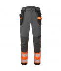 EV4 Workwear EV442 Orange Hi Vis Stretch Detachable Holster Work Trousers