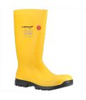 Dunlop FieldPro Full Safety LJ2JF01 Yellow S5 PU Safety Wellingtons